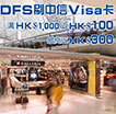 香港机场DFS满千返百，最高返3百